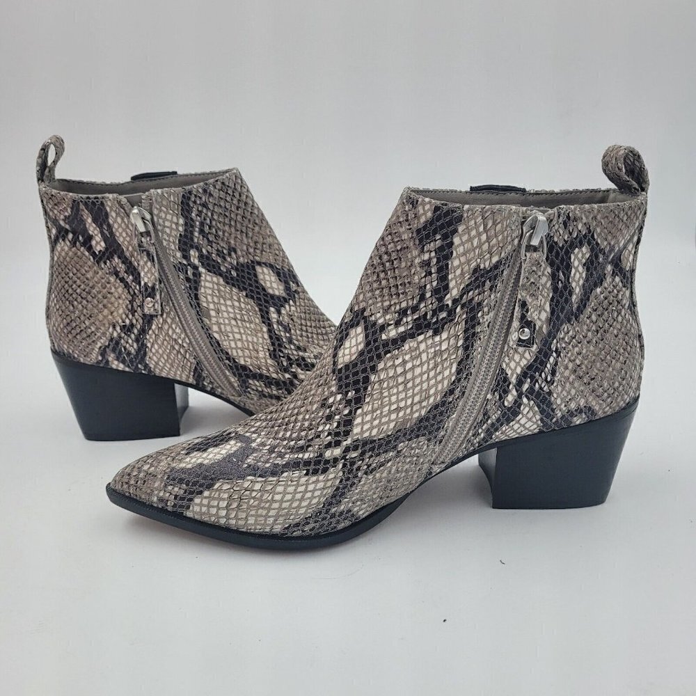 NEW Linea Paolo Python Snake Print Leather Pointe… - image 2